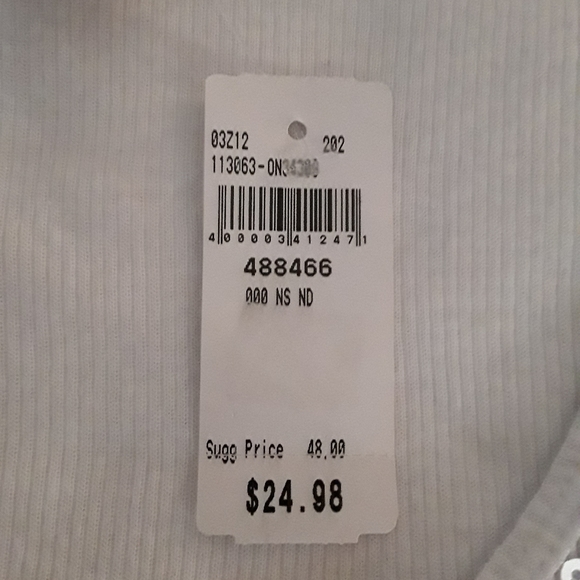 Only Nine Sequin Covered White Tank Top Sz Small - Picture 6 of 6